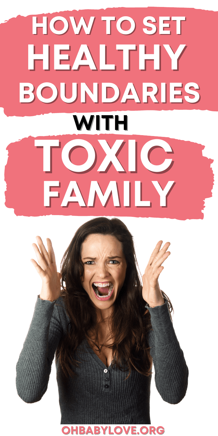 Setting Healthy Boundaries With Dysfunctional Family For Your Kids